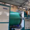 hollow wall winding sewer pipe extrusion line