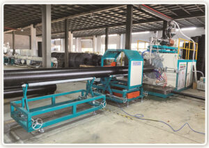sewer pipe extrusion line