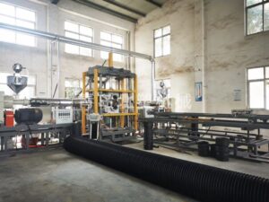 Sockets winding extruder machine