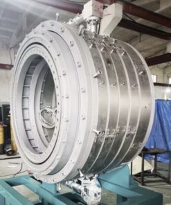 Coating extrusion line for double wall corrugated pipe