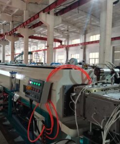 Alternative view of Marine pedal raft profile extrusion line